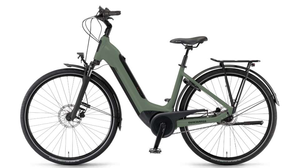 Winora Electric Bike – Premium E-Bike Available at MacBike Rental Amsterdam Winora electric bike for rent at MacBike Amsterdam, perfect for effortless cycling through the city