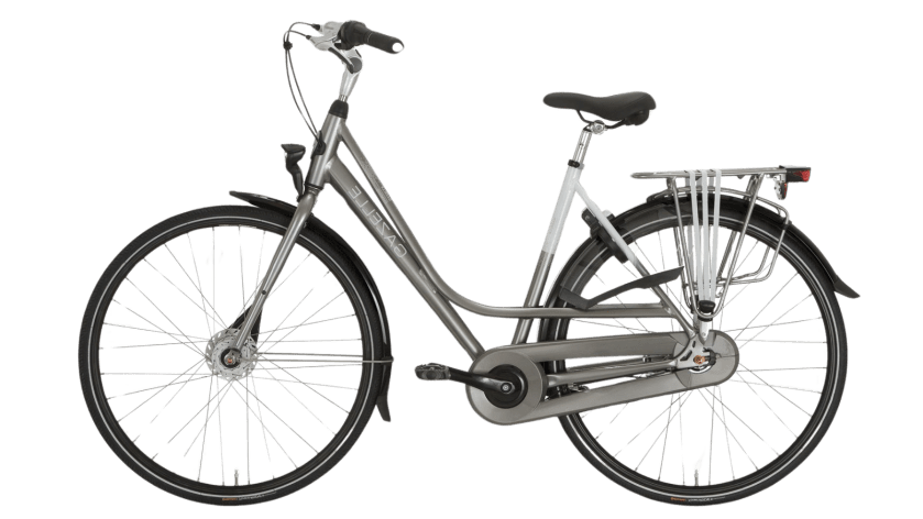 MacBike Amsterdam | Grey Gazelle Touring Bike – Stylish, Sturdy & Perfect for Exploring the City Grey Gazelle touring bike available at MacBike Amsterdam for daily rental near Central Station.